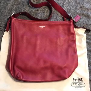Red Coach bag